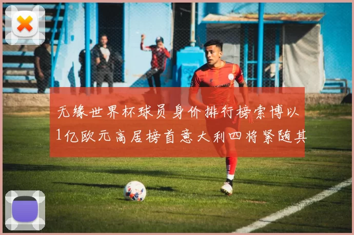 无缘世界杯球员身价排行榜索博以1亿欧元高居榜首意大利四将紧随其后